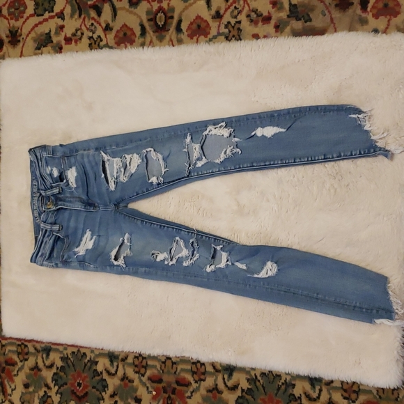 AMERICAN EAGLE Next Level Stretch Hi Rise Jegging sz 2 - Picture 5 of 7